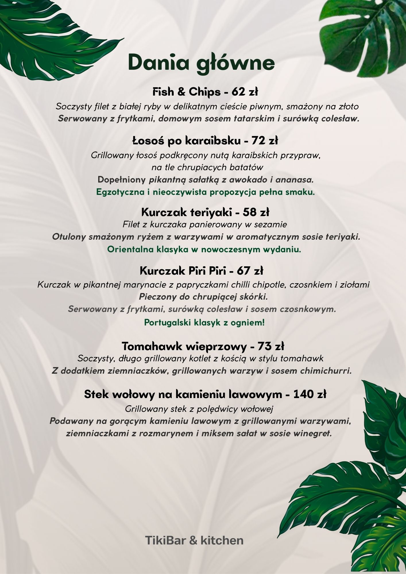 Menu strona 2