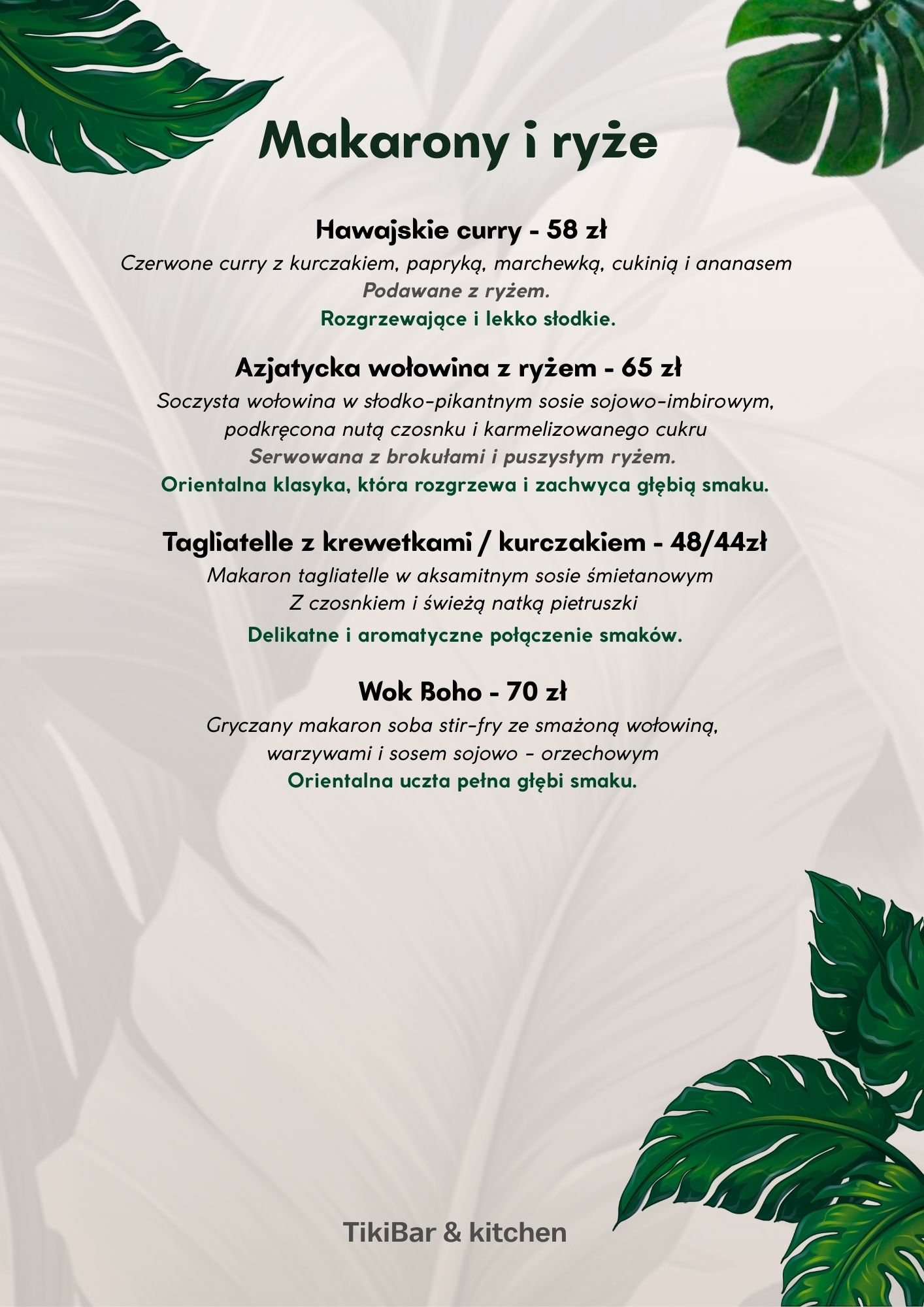 Menu strona 3